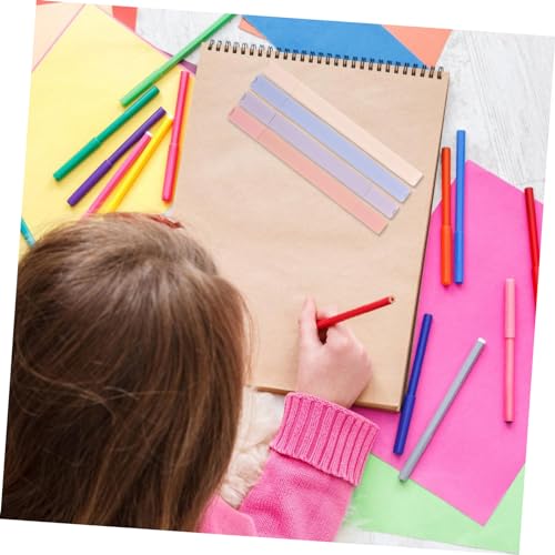 OSALADI Dual-Tip Highlighter Markers 6-Piece Aesthetic Pen Set Chisel and Fine Tip for Note Marking Study and Journaling Supplies