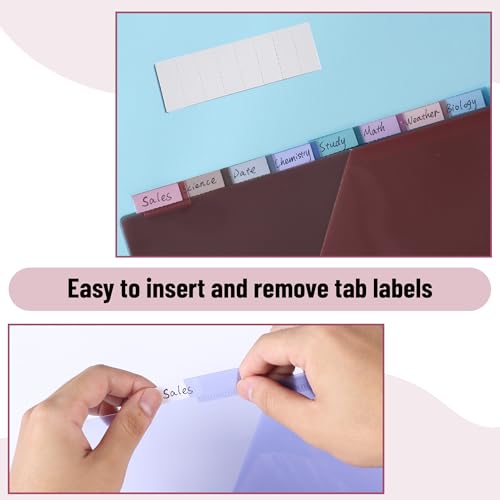 Mr. Pen- Binder Dividers with Pockets and Tabs, 48 Pack | Elemental, 3 Ring Binder Dividers with Tabs and Pockets on Both Sides - color: Elemental, size: 48 Pack