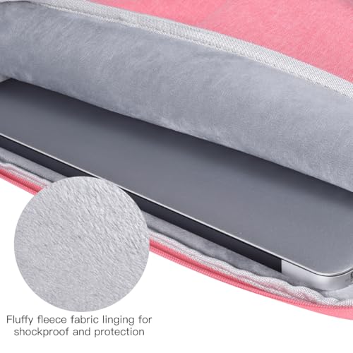 CAAORDKSO 11.6 12 12.2 12.3 Inch Laptop Sleeve for 11.6" Acer Chromebook Spin 311, 12.2" Samsung Chromebook Plus Compatible with Lenovo Flex 3 12.2"/ ASUS Acer Dell HP Samsung 11.6" Chromebook, Pink