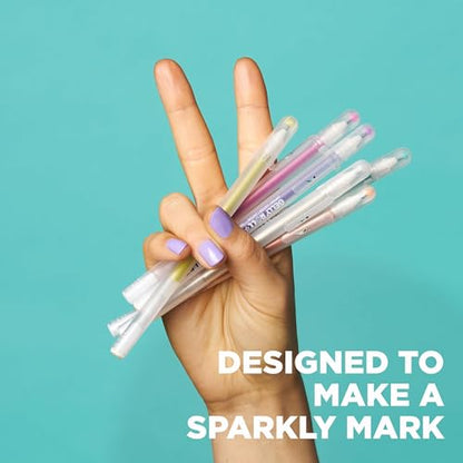 SAKURA 57906 6-Piece Gelly Roll Stardust Gel Pen Set, Bold, Clear - style: 6 Stardust Pens