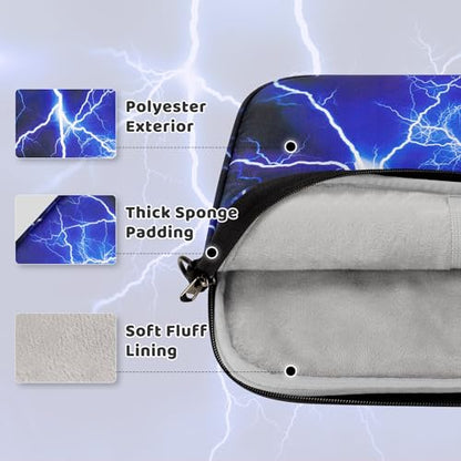 Choco Mocha Kids Tablet Sleeve Bag for Boys & Girls, (10-12.5Inch) - color: Lightning-blue 12.5inch, size: 12.5inch(12.5 x 9.8 x 1.3)