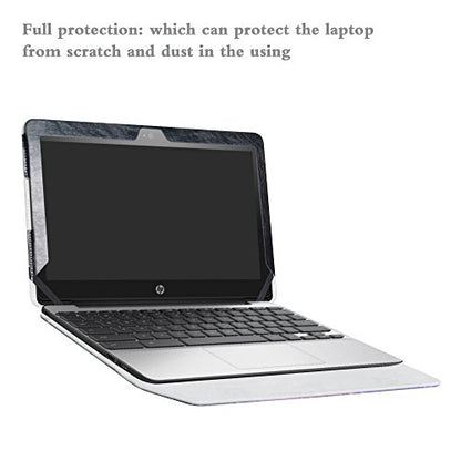 Protective Case Cover for HP Chromebook 11 G5 EE/G4/G3/G2/G4 EE/11-2000 Series Laptop(Warning:Not fit HP Chromebook 11 G6 EE/G5/G1/11-v000/11-1100 Series) 11.6",Galaxy - color: Galaxy