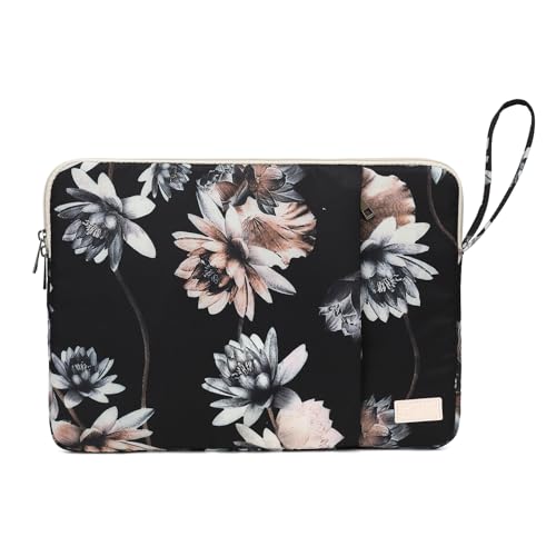 Laptop Sleeve 13.3 inch14 Inch, 15.6inchWater Resistant Traveling Computer Cover with Handle, Shockproof Protective Carrying Laptop Case (Y8-Lotus, 14 inch) - color: Y8-Lotus, size: 14 inch