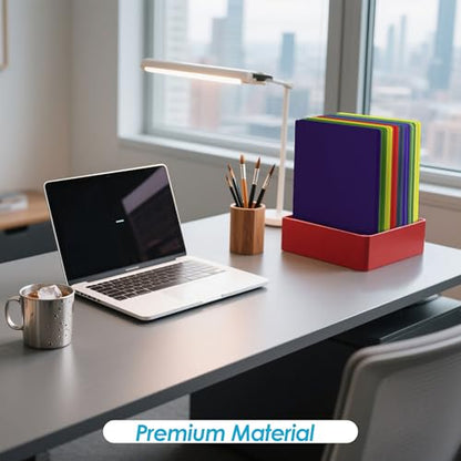 2 Pocket Plastic Folders with 3 Prongs, 5 Pack, Letter Size | Durable poly folders with two roomy pockets for organizing school supplies, homework, reports, and office documents.