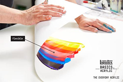Liquitex BASICS Acrylic Paint Set, 6 x 22ml (0.74-oz) Tube Paint Set, Primary - style: Primary 6 x 22ml (0.74oz)