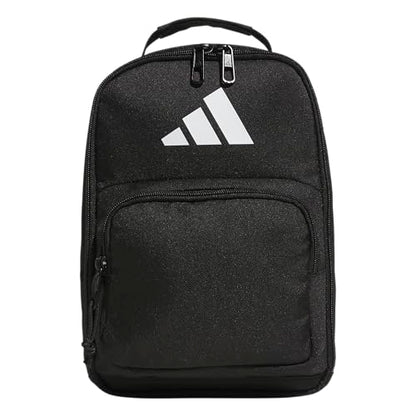 adidas Kids Santiago Lunch Bag for Girls & Boys – Insulated Cooler Lunchbox, 8L - color: 4.0/Black/ White