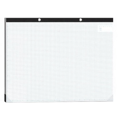 Thboxes 1 Pack 22"x17" Engineering Graph Paper 50 Sheets 4x4 Quad Ruled | Easy Tears Off Grid Paper Pad, Giant Drafting Pad for Office School Engineer Architect Designer Mathematician Draftsman