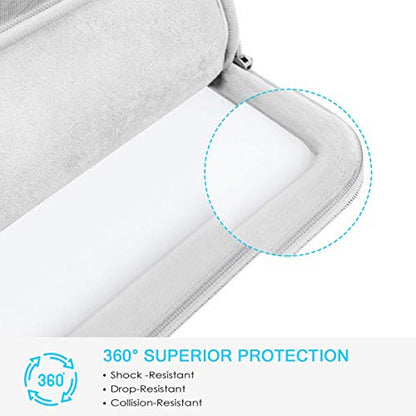 Lacdo 360° Protective Laptop Sleeve Case for 13 inch New MacBook Air M5 A3449 (2026), M4 A3240 2025, M3 A3113, M2 A2681, M1 A2337 | 13 inch New MacBook Neo A18 Pro A3404 (2026) Computer Bag, Gray - color: Gray, size: New MacBook Air/Neo/Pro 13 Inch