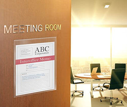 GOLD SEAL No Holes Sheet Protectors, Bulk Pack, Letter Size (8.5 x 11 Inch), Heavyweight Clear View Sheet Protectors, Top Loading, Document Protectors, Artwork Protectors,(50 Pack) - style: 50 Pack