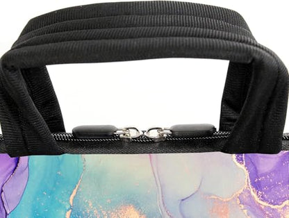 15" laptop sleeve laptop bag chromebook case adjustable shoulder strap with handle accessory pocket for men women (RYD-15-10) - color: Ryd-15-10