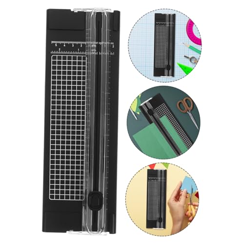 VILLCASE Daily Use Paper Cutter Portable Countertop Trimmer for Photos and Crafts Easy Manual Sturdy Construction for Scrapbooking and Classroom Use Modern Design