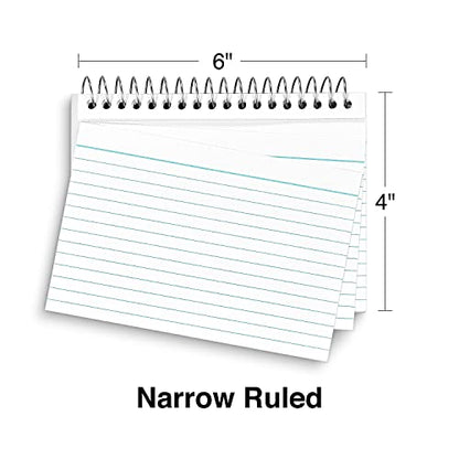 Staples Index Cards, 4" x 6", Lined, White, 900 Pack – Bulk Ruled Cards for Notes, Recipes & Study Use - style: 9 Pack
