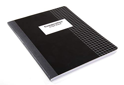 Mintra Office Composition Books - Sturdy Flexible Cover (4 Pack, 4x4 Comp Book - Graph) - color: 4x4 Comp Book - Graph, size: 4 Pack