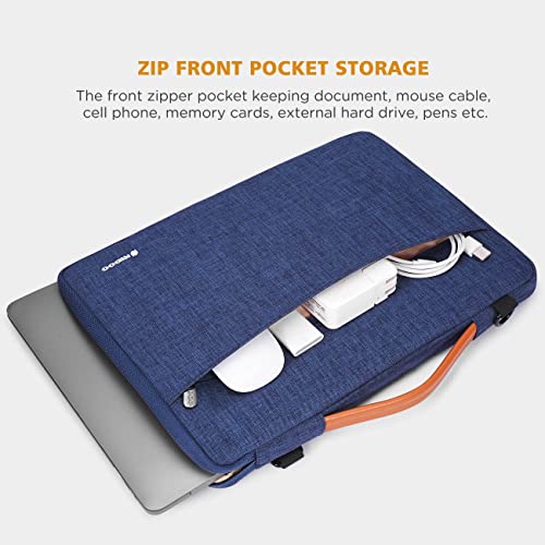 NIDOO 14 inch Laptop Sleeve Case with Handle Shoulder Bag for 15" Surface Laptop 4 3/14" Lenovo Chromebook 3 / ThinkPad T14 L14 P14s Gen 2 T495 T495s / Acer Chromebook Spin 514 / Dell Latitude 14 15 - color: Blue - Shoulder, size: 14 inch