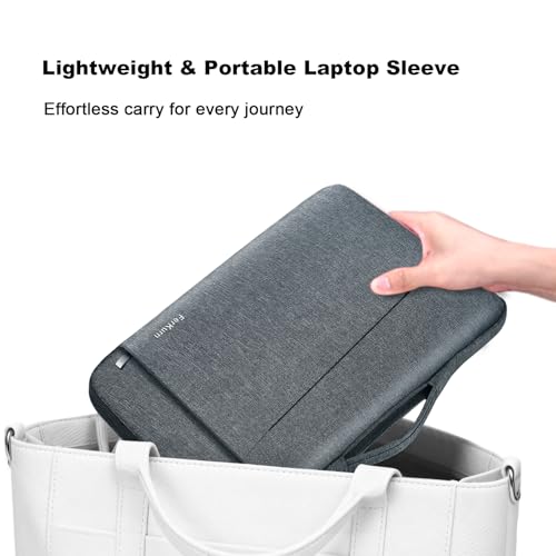 Ferkurn Laptop Case Sleeve for Men Women Chromebook Case Compatible with MacBook Air/Pro Lenovo Surface HP Dell ASUS Acer, 13.3 inch, Gray - color: Gray, size: 13.3 inch