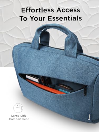 Lenovo Laptop Carrying Case T210, 15.6-Inch Laptop and Tablet, Sleek Design, Durable and Water-Repellent Fabric - color: T210 | Blue, size: 15.6 inch