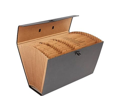 Staples Accordion File, 19‑Pocket Multiple‑Index Expanding Organizer, Legal Size, Durable Construction – 2/Pack - style: 2 Pack