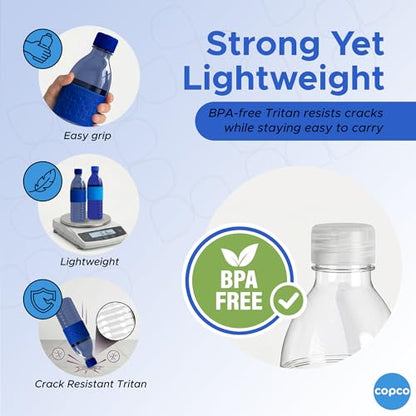 Copco Hydra Water Bottle 16.9 oz - Navy & Blue, Set of 2 - color: Navy/Blue
