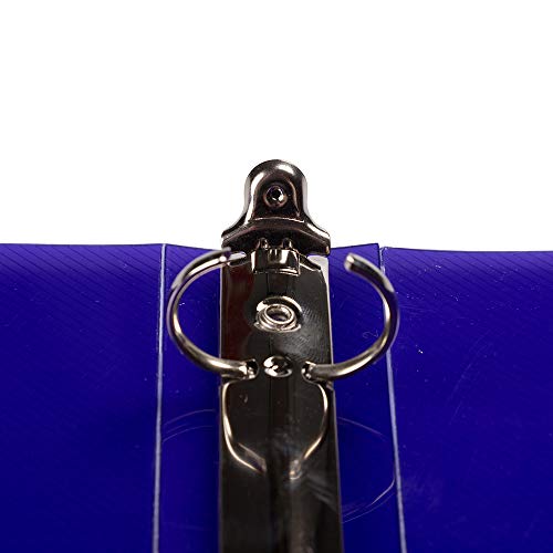 JAM PAPER Plastic 1 inch Binder - Purple 3 Ring Binder - Sold Individually - color: Purple, size: 1 inch