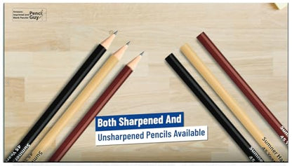 Pencil Guy Promotional Personalized Silver Round Pencils | 144 to a box, 19 color(s) to choose from, Imprinted - color: Silver, size: 1 Count (Pack of 144)