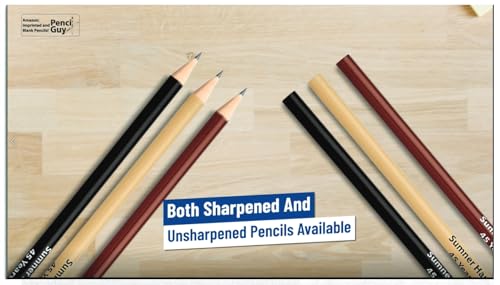 Pencil Guy Promotional Gold Round Pencils | Personalized Imprinted, 144 to a box, 19 color(s) to choose from - color: Gold, size: 1 Count (Pack of 144)