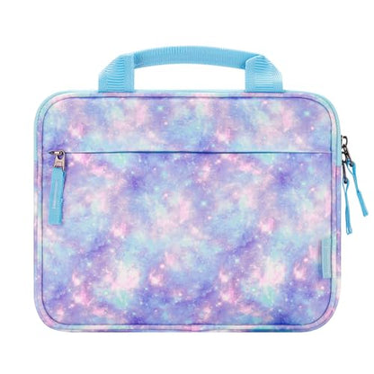 Choco Mocha Kids Tablet Sleeve Bag for Boys & Girls, (10-12.5Inch) - color: Starry Sky-purple 10inch, size: 10inch(10.5 x 8.5 x 1.3)
