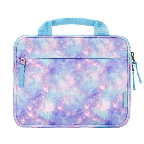 Choco Mocha Kids Tablet Sleeve Bag for Boys & Girls, (10-12.5Inch) - color: Starry Sky-purple 10inch, size: 10inch(10.5 x 8.5 x 1.3)
