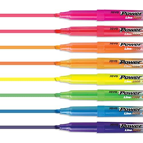 JVPEN Highlighters – 8-Pack Pastel & Vivid Colors, No Smudge & No Bleed, 4mm Chisel Tip, Smooth Pigment Ink, Includes Carry Case – Ideal for Notes, Journaling, School & Office