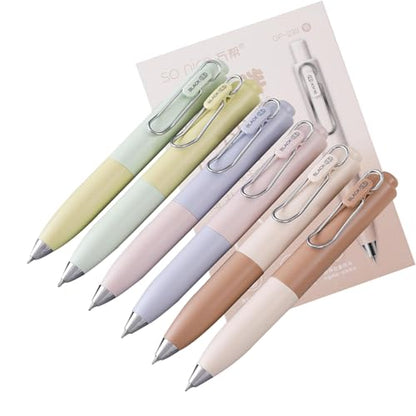 12 PCS Big Fat Pens Mini Pocket Ballpoint Pen Retractable Gel Pens Short Paragraph Pocket Travel Pen Black Ink Mini Ballpoint Pens for School Party Office