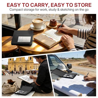 WUO 0.9mm Mechanical Pencil Set, 3 Grey Metal Drafting Pencils with 480 HB Lead Refills, Precision Eraser Pen, 4B Erasers & Case, Mechanical Pencils for Writing, Drawing, Sketching & School - color: Grey, size: 0.9