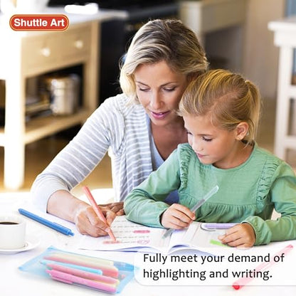 Shuttle Art Bible Highlighters and Pens No Bleed, 33 Pack Bible Journaling Kit, Bible Pens Gel Highlighters and Bible Tabs with a storage bag, Bible Markers No Bleed Through - size: 1 Count (Pack of 34)