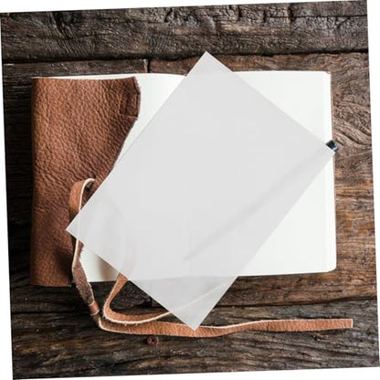 NUOBESTY 50 Sheets Tracing Paper Blank Stencil Sheets for Drawing Sketching and Transfer Projects for Art Crafts and Design Work Easy to Carry