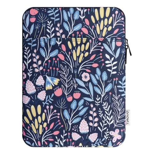 TiMOVO 9-11" Tablet Sleeve Bag, Colorful Flower | Fit iPad 11" A16 2025 / 10.9"/10.2" / Air 11" 5/4 Gen / Galaxy Tab A9+/A11Plus 11", Fit Smart Keyboard - color: Ab-Colorful Flower, size: 9-11 Inch