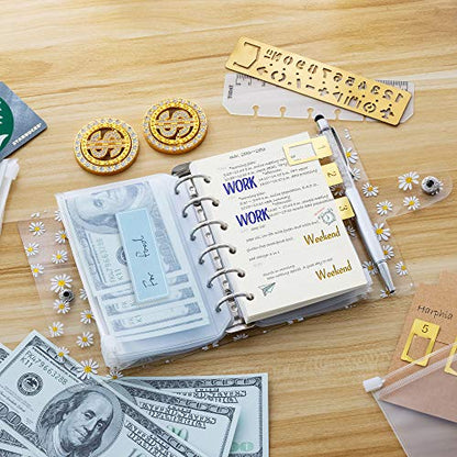 A7 Planner Refills, 4 Packs per Set, Weekly Plan Paper, A7 6 Ring Binder Inserts Refill with Label Stickers Gift,Mini Binder Refills,6 hole/100gsm Thick Paper/4.84 x 3.23'', Harphia - color: Weekly Plan