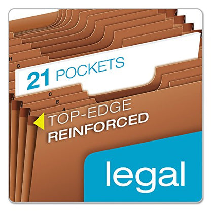 Pendaflex Conversion File Jackets and Pockets, (PFXR219AHD),Brown - size: Legal