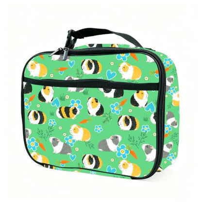 Guinea Pig Lunch Box Insulated Reusable Lunch Bag Tote Cooler for Women Men Boy Girl School Work Office Picnic - color: Guinea Pig