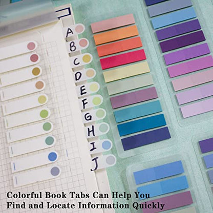 ELII 3600pcs Book Tabs,Writable Translucent Tabs for Annotating Books | Transparent Sticky Notes,Page Markers for Notebooks, Writable and Repositionable,Book Flags Strip Index Tabs,Bible Study - style: 3600pcs