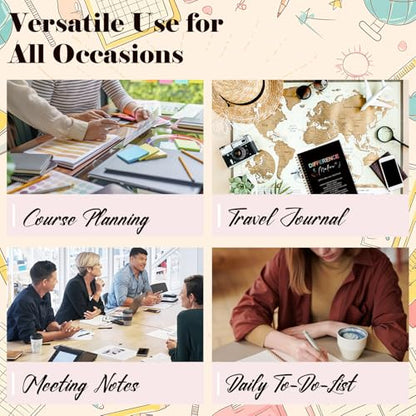 LRVSYUIN Teacher Spiral Notebooks for Women Men, Difference Maker Teacher Journal for Appreciation Inspiration, Thank You Gift for Teacher Coworker Boss (B08) - style: Difference Maker