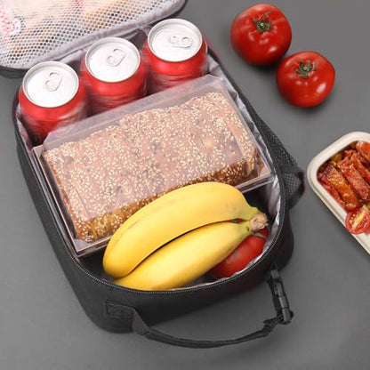 Lovoeo Lunch box Lunch bag for men women Insulated Lunchbox Lunch bags for Work Picnic Travel (Thicken blue) - color: Thicken blue