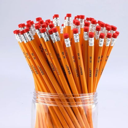 Pencils, 12Pack Number #2 HB Wood Pencils with Erasers for Kids Sketching Drawing, Classroom Must Haves Essentials for Teachers, School Supplies