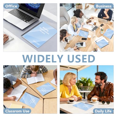 HOUYEE 200 Pack 5 Mil PVC Binding Presentation Covers, Clear Report Covers,8.5x11 Inches,Letter Size - size: 5mil,200P