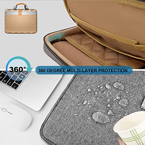 ZINZ Slim Expandable Laptop Case 13 Inch Sleeve Upgraded Protective Durable TSA Handbag for 13" MacBook Air/Pro/Neo M5/M4/M3/M2/M1, iPad Pro 12.9, Surface Pro 3/4/5/6/2017 12.3", XPS 13,D01G01 - color: D01g01, size: 13"