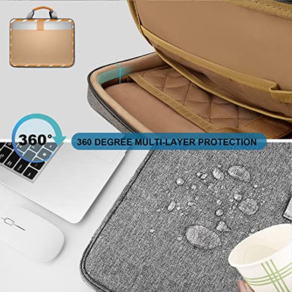 ZINZ Slim Expandable Laptop Case 13 Inch Sleeve Upgraded Protective Durable TSA Handbag for 13" MacBook Air/Pro/Neo M5/M4/M3/M2/M1, iPad Pro 12.9, Surface Pro 3/4/5/6/2017 12.3", XPS 13,D01G01 - color: D01g01, size: 13"
