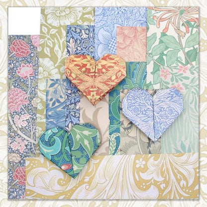 24 Sheets Scrapbook Paper 12" Double-Sided Photo Backdrop Bohemian Patterned (Floral Design J)
