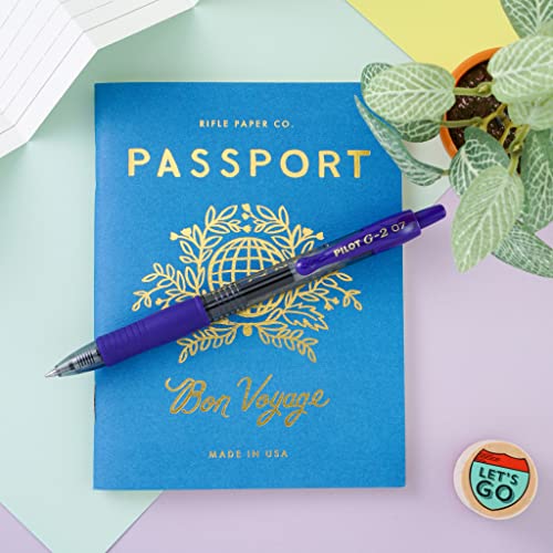 Pilot G2 Premium Gel Roller Pens, Fine Point 0.7 mm, Iris Blue Ink Pens Fine Point, Pack of 12 - Ideal for School, Journaling, and Office Writing - color: Iris Blue Ink