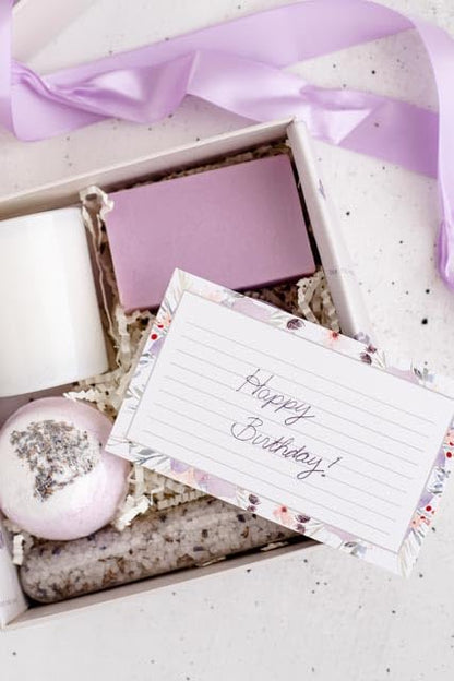 Floral Index Cards by Pure Print and Design | Floral Flash Cards Perfect For Study Sessions & Learning | 100 Cards of Premium Quality with 5 Different Designs | White, Purple and Gray | 3x5 inches - color: White, Purple and Gray
