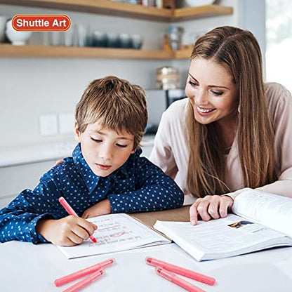 Shuttle Art 5 Pack Pink Gel Highlighters,Bible Highlighters,No Bleed Through, Bible Journaling Supplies,Great for Journaling, Highlighting and Studying - color: Pink