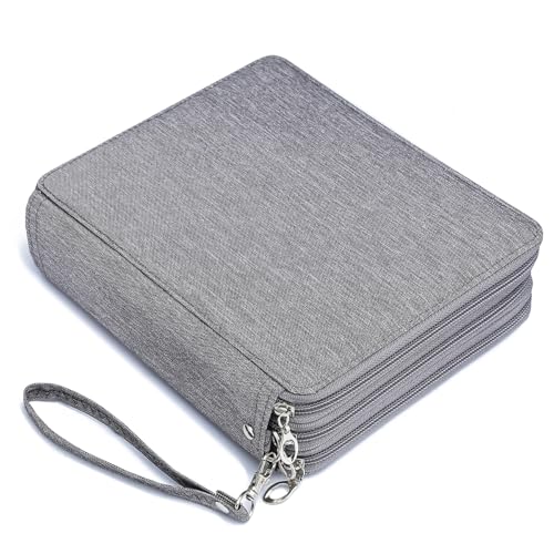 YOUNGCOL 120 Slots Colored Pencil Case Holder Large Capacity Color pencil organizer Storage (Gray) - color: Gray, size: 120 Slots
