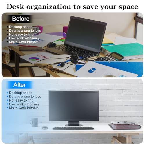 37-Pocket Expanding File Folder with Labels, A4/Letter Size Accordion Document Organizer, Portable Black Folder for Office, Travel, Business, School & Home