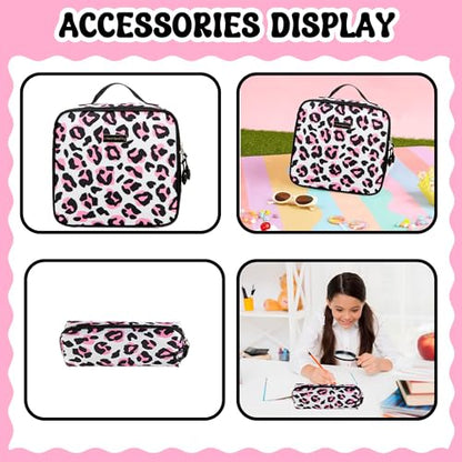 Meetbelify Rolling Backpack for Girls Boys Backpacks with Wheels Kids Carry on Luggage for Girls Boys - color: Girl Love
